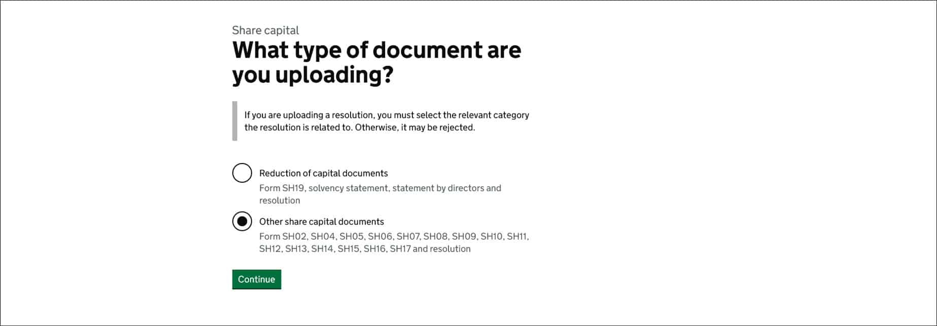 What type of document are you uploading?