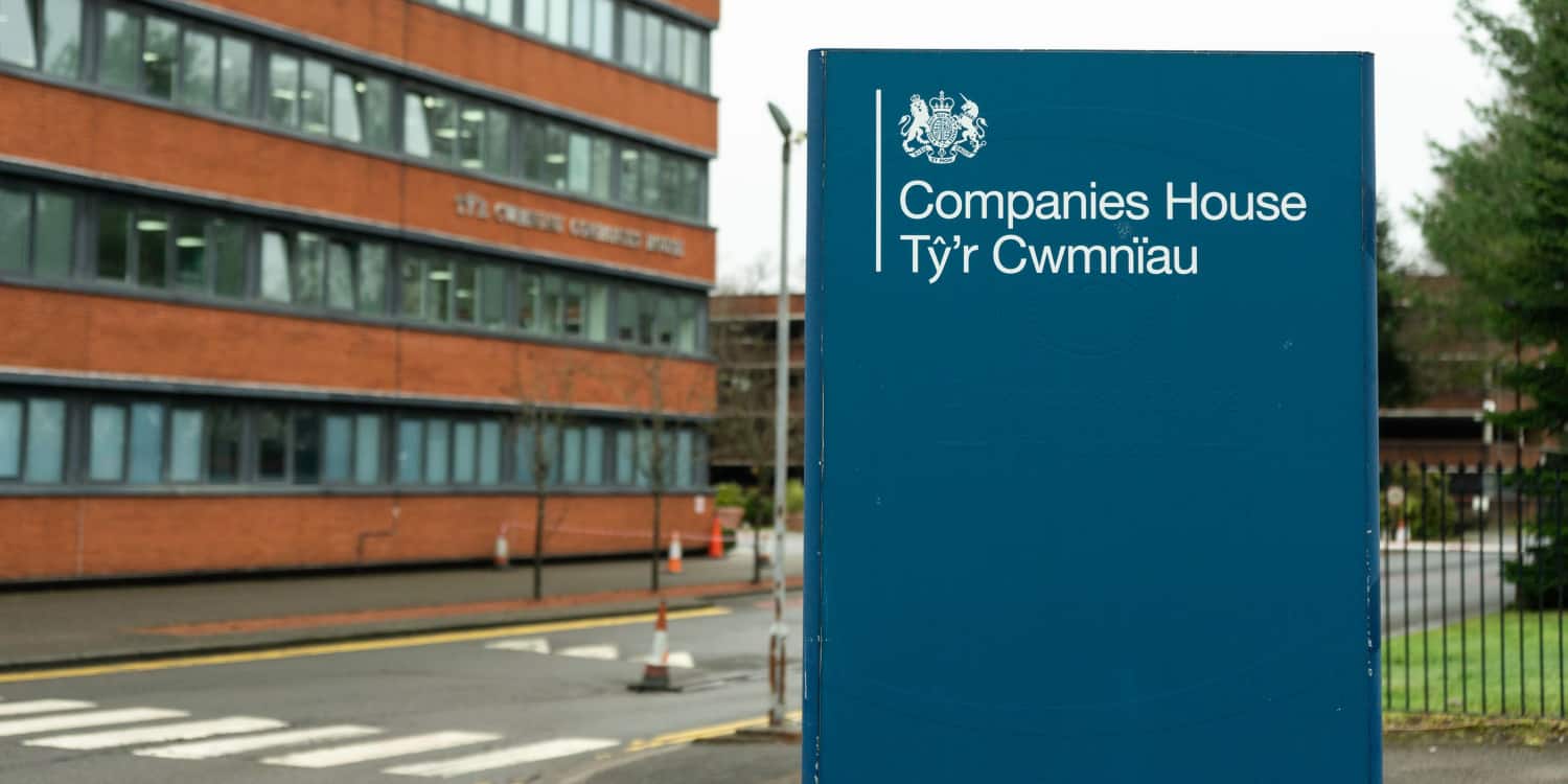 Image of Companies House (Tŷ'r Cwmnïau) in Cardiff, Wales, UK.