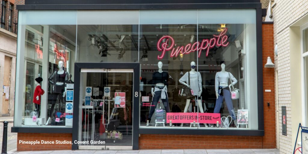 External image of Pineapple Dance Studios, Covent Garden.